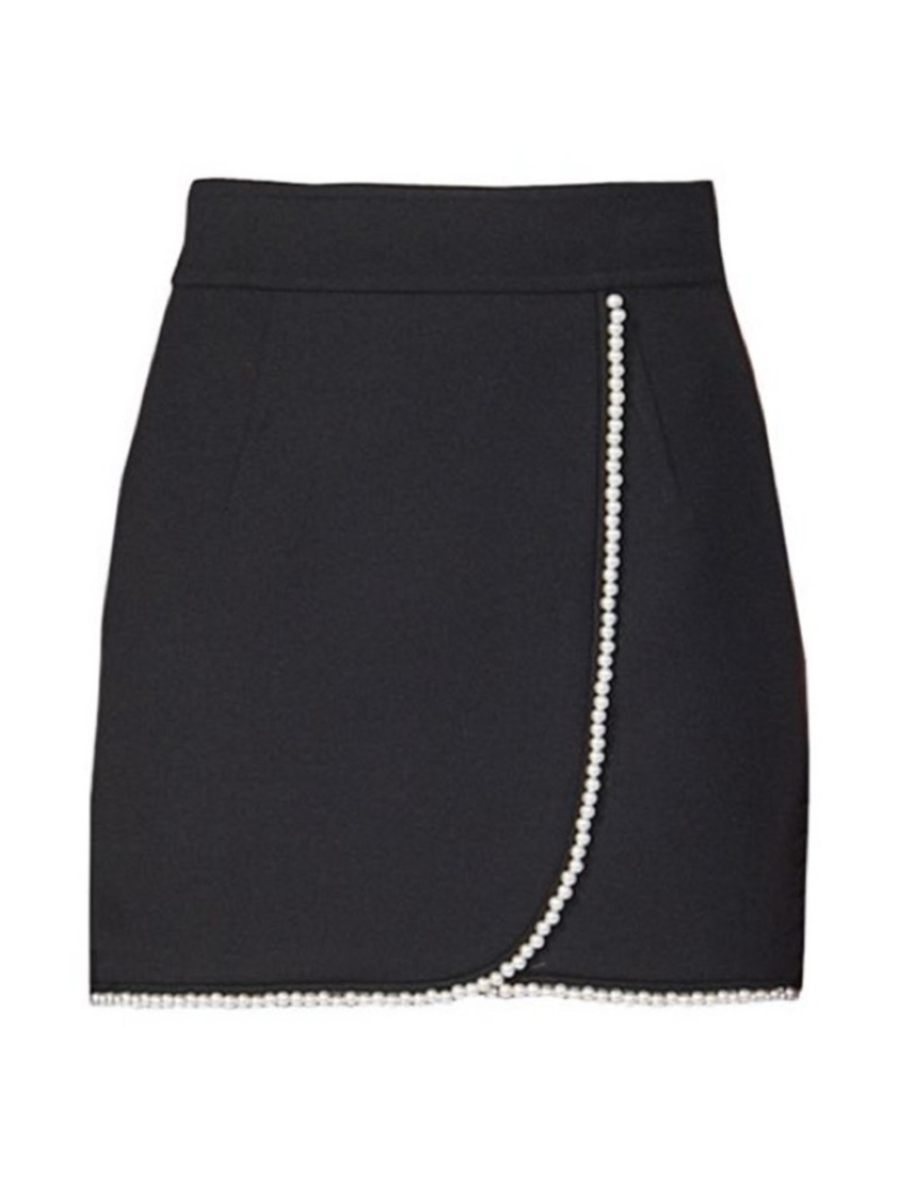 Sandro Paris Vicky Embellished Wool Mini Skirt